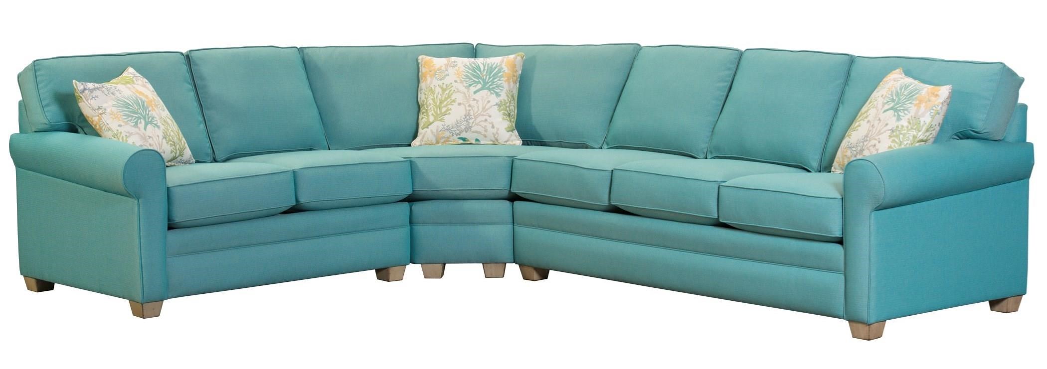 Capris Furniture 402 S4021 RAF+W4020+L4021 LAF Casual Three Piece